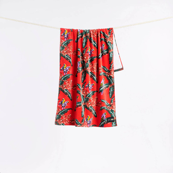 Slowtide Πετσέτα θαλάσσης Jungle Birds Beach Towel 86 x 160 cm